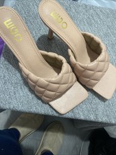 EGO Women's Heels UK  7 Pink 100% Other Mule New No Box Square Toe Padded