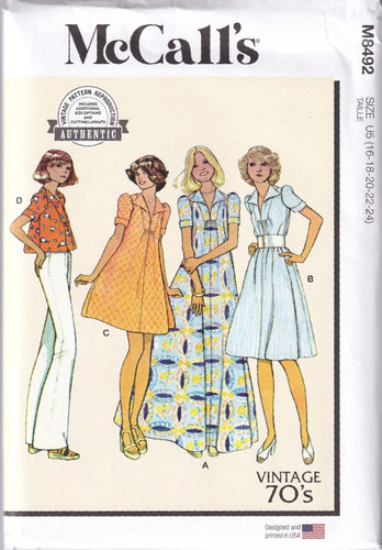 Mccalls 8492 dress and top - dress,