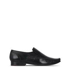 Firetrap Hampton Mens Formal Slip On Leather Shoe - Black