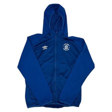 Umbro Training Jacket Luton Town Football Lightweight Blue Mens Large