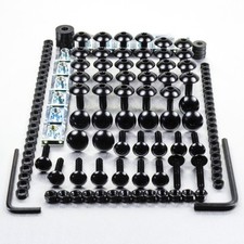 Aluminum Fairing Screw Kit Aprilia RSV Mille 98-01 Black