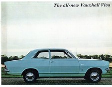 Vauxhall Viva HB Saloon 1966-67 UK Market Sales Brochure Standard De Luxe SL 90