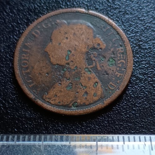 Queen victoria halfpenny - halfpenny, 1889
