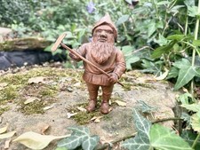 Antique Black Forest Dwarf Gnome Wood Carving