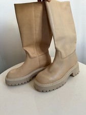 Mango Off White Cream Leather