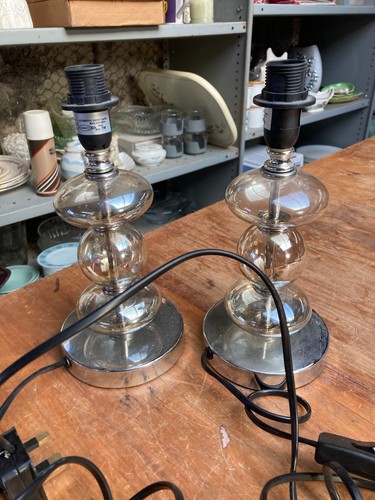 Plastic bubble table lamp side - plastic,