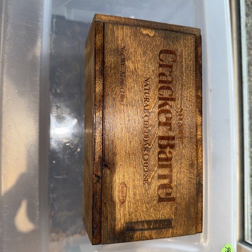 Cracker barrel cheese box - barrel,