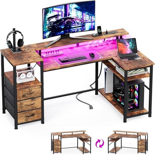 Kitment 120cm corner desk with - 120cm,