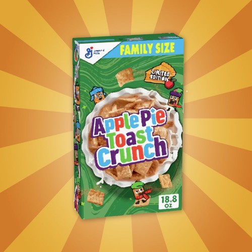 Apple pie toast crunch cereal - pie,