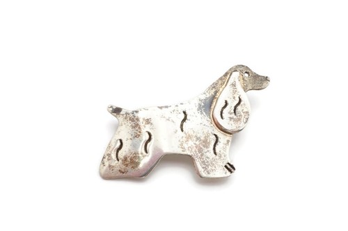 Vtg sterling silver - silver, cocker
