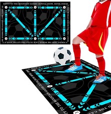 Football Skills Mat Football Soccer Ball Control & Training Mat Non Slip 60*90cm
