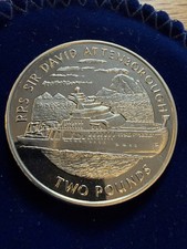 2019 RRS SIR DAVID ATTENBOROUGH  PROOF LIKE £2 TWO POUND COIN POBJOY MINT