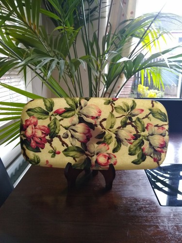 Vintage floral serving tray - vintage,