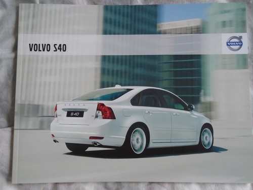 Volvo s40 range - brochure, apr