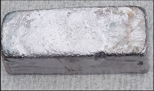 Lead ingots for fishing - ingots,