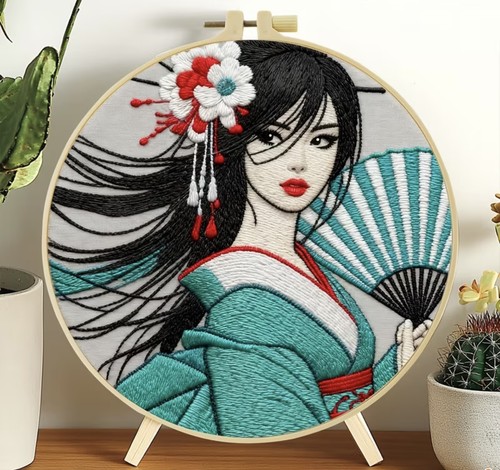 Embroidery kit jade japanese - -,