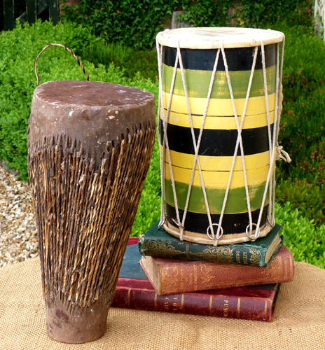 Vintage bongo drums retro - vintage,