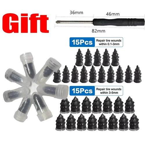 Universal tire repair screw - universal,