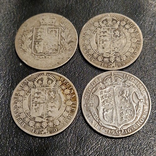 Sterling silver half - half, crowns