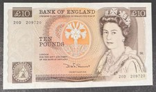 **OLD STYLE BANK OF ENGLAND £10 NOTE** **SOMERSET** *20D 209720* *LOW PRICE*