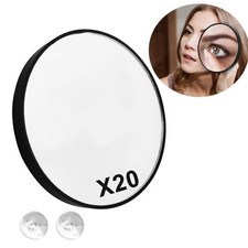 10/20/30x Magnifying Mirror Small Magnifying Mirror Travel Suction Cup Mirror