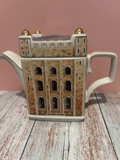 VINTAGE JAMES SADLER “ THE WHITE TOWER” COLLECTABLE TEAPOT ( see description)
