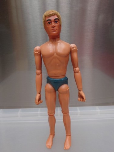 Vintage action man figure - action,