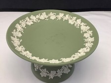Wedgwood Green Jasperware Small Comport