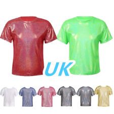 UK Kids Girls Sparkly Short