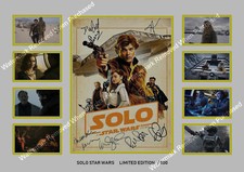 STAR WARS SIGNED - SOLO 2018