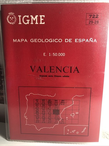 Igme mapa geologico - mapa, espana