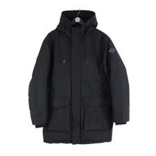REPLAY Parka Jacket Hooded Quilted Heavyweight Mens Black | Size Medium
