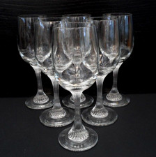 6 Dema "Serenade" sherry glasses - 13 cm (5") tall - 75 ml - boxed, vintage