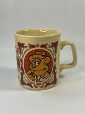 MUPPETS Kiln Craft - Muppet Show FOZZIE Ceramic Mug 1978 JIM HENSON Vintage RARE
