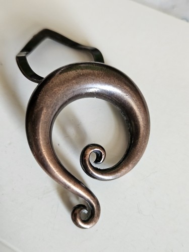 Bronze toned vintage scarf - bronze,