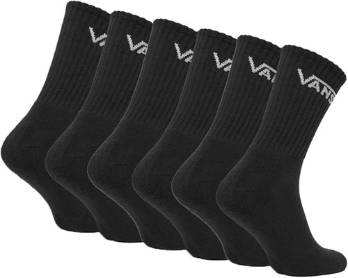 Vans classic crew socks pack - crew, 6-pack
