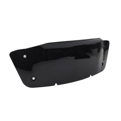 Black windscreen windshield - black, 7"