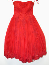 Ted Baker Red Ballerina Dress  - Size 0/X Small - Thames Hospice