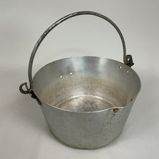 Vintage Large 12" Aluminium Maslin Jam Marmalade Preserving Pan Cooking Pot