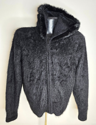 Vintage 70s black angora - vintage,