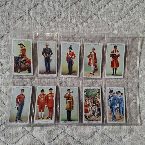 Sheet cigarette cards - ,