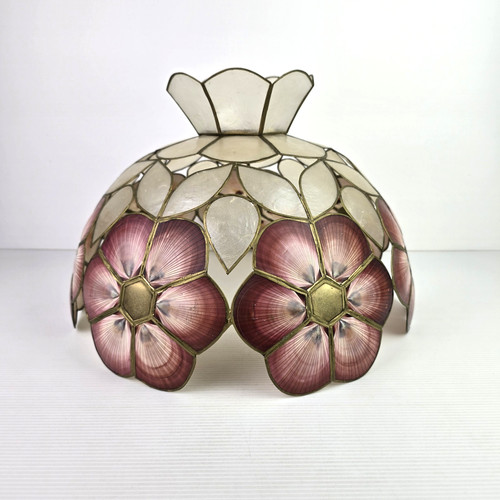 Vintage capiz shell tiffany - shell,