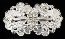Sterling Silver Nurses Belt Buckle, Torch of Knowledge, Birmingham 1972
