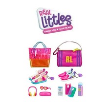 REAL LITTLES - Collectible Micro Sneaker & Handbag with Surprises! - Bundle...