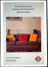 Modern Postcard: Art on the Underground. 1992 Poster Repro (LTM444)