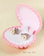 Jewellery Box Children's Girls Pink Clam 