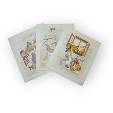 3 VTG Litho-Art Prints 1972