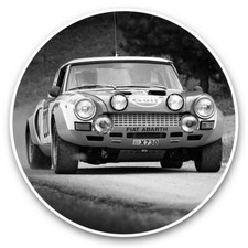 2 x Vinyl Stickers 15cm (bw) -