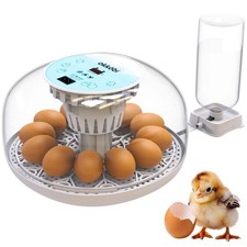 Egg Incubator Okkobi M12 w/ Automatic Egg Turning & Humidity Control 12/24 Eggs