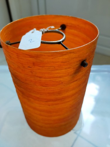 1970s spun fibreglass orange - fibreglass,